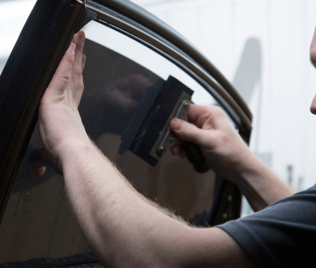 solfilm på bilrutor